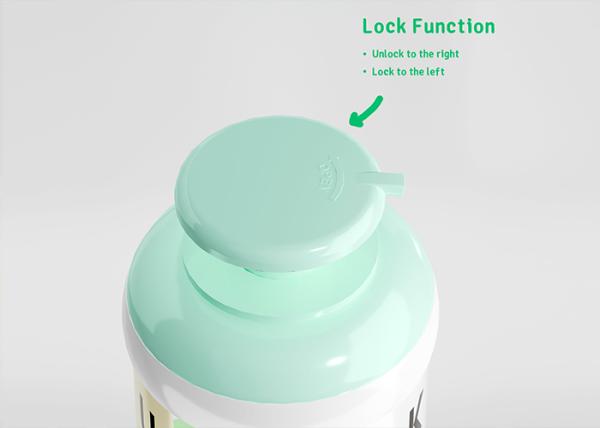 750ml & 1000ml Large Capacity Airless Bottle