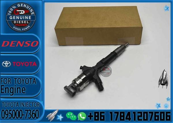  Hot Sale Fuel Unit Injector 095000 7360 0950007360 Common Rail Injector 095000-7360 for Toyota