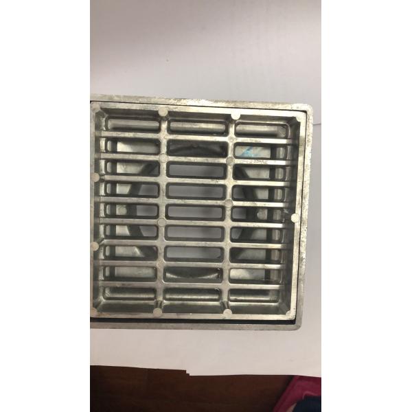 Semi Finished 20cm Manhole  Aluminum Drain Cover Round To Square