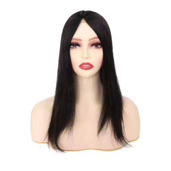 Lace Top Wig Ready To Ship long hair European Virgin Hair For White Women Alopecia Hair Loss Medical Wigs