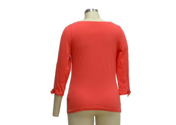 High End Ladies Ribbed T Shirt , Trendy Summer Casual Outfits For 50 Year Old Woman