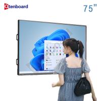 Qtenboard Logo personnalisé Prix d'usine Écran tactile 4k Logiciel multilingue LCD Smart Digital Whiteboard
