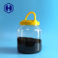 Tarro plástico de la ronda 2800ml de la prueba transparente del escape para el empaquetado de la salmuera