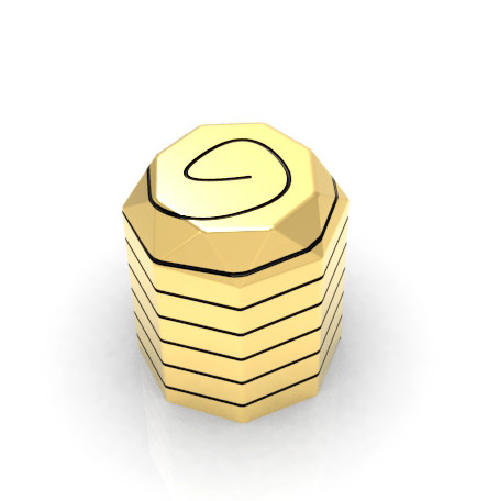 Крышка флакона духов сплава цинка заливки формы цилиндрическая