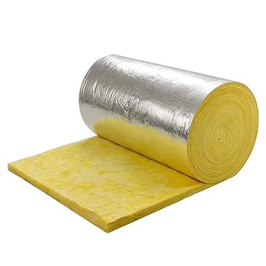 Insulation Glass Wool Blanket With FSK Facing HVAC Duct Wrap Insulation