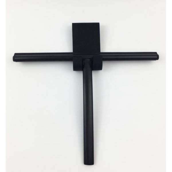 10 Inch Black Stainless Steel Window Squeegee 26.5X21X4 Cm Lightweight