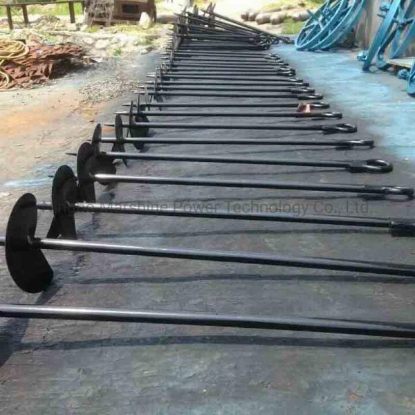 Heavy Duty Earth Drill Ground Anchor Earth Anchors With 5t Capacity