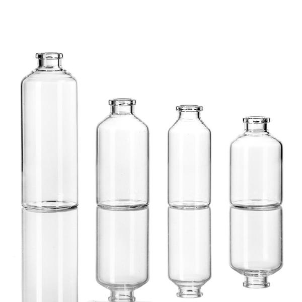 Clear Amber 10ml 20ml 50ml Borosilicate Glass Vial Medicine Use