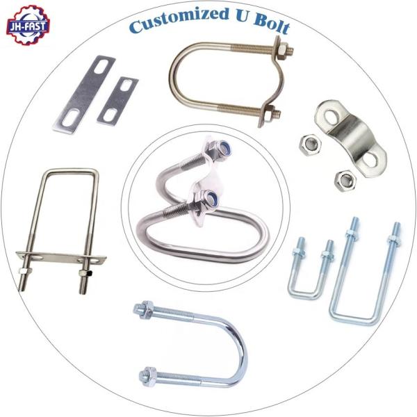 ISO9001 2015/IATF16949 Trailer Truck U-Bolt with Plate and Nut Manufactured by Experienced