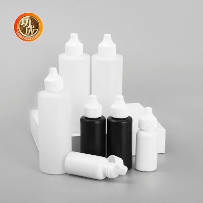 Bouteille à goutte à goutte pour les yeux personnalisée de 120 ml Bouteilles à goutte à goutte en plastique Ldpe