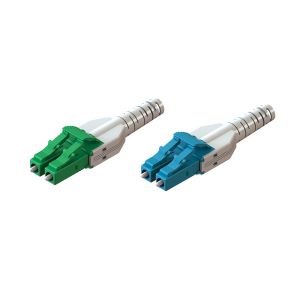 Assemblage du connecteur à fibre optique LC Uniboot 2.0 Beige pour le centre de données