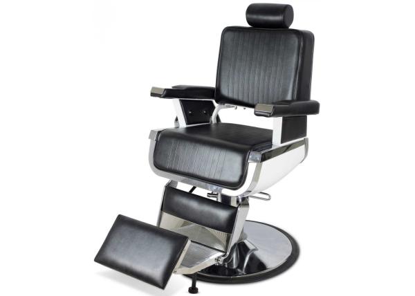 Traditional Reclining Barber Chair For Beauty Salon , Barber Stools Chairs