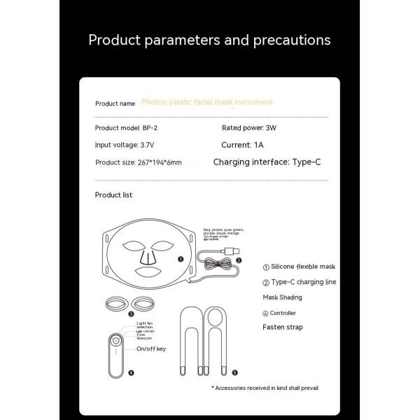 Hight Quality Medical Beauty Led Mask with Led Light Therapy Face Mask Infrared Led Mask Silicone