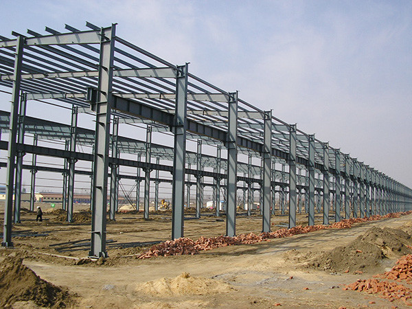 Prefabricated Metal Shed Building , Custom Size Metal Shed For Warehouse
