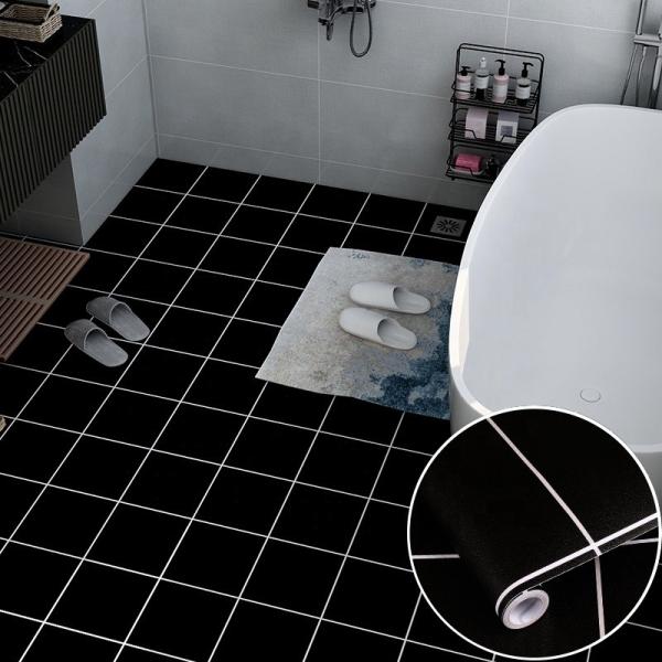 Auto-adhésif auto-adhésif 3D pour la décoration de salle de bain