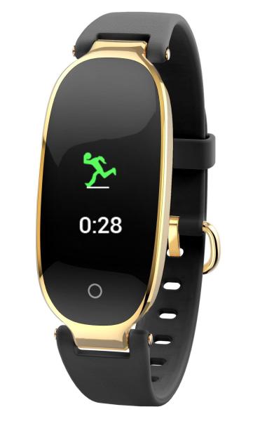 BLE V4.0 Womens Fitness Smartwatch 90mAh Color Screen Smart Band