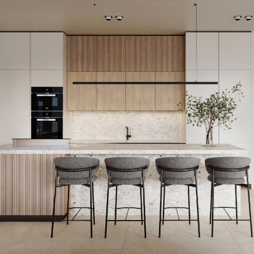 Modern White Modular MDF Kitchen Cabinet Lacquer Islands Design Stainless Carcase Sink Accessories Kitchen Furniture Supplier