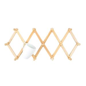 Natural Solid Bamboo Wall Coat Hook for Hanging Towels Robes and Coats 86