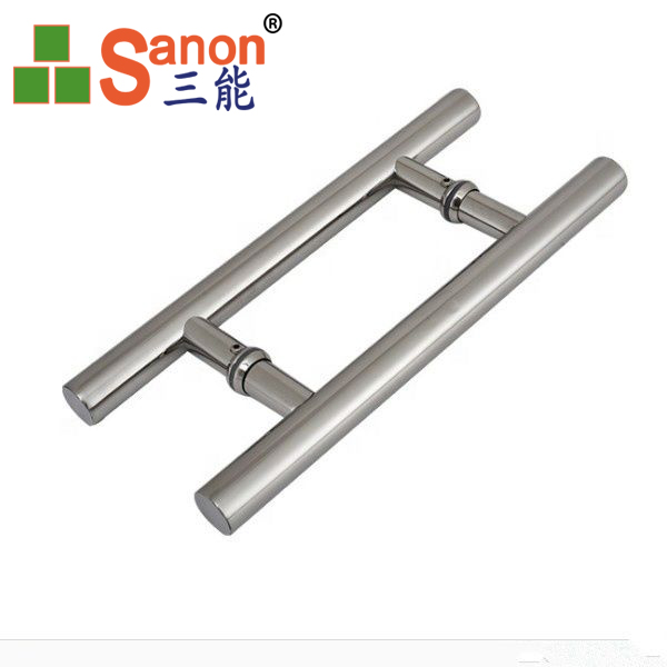 Коммерчески стеклянный тип законченная сатинировка х ручки тяги нержавеющей стали двери