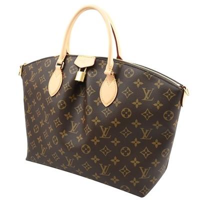 Monogram coated canvas BoéTie MM Tote Bag M45987 Dark Coffee