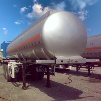                    42000L 4 Compartments Super Single Tire Fuel Tank Truck Semi Trailer with BPW Axle 12t and Mechinical Suspension for Tanzania Road Limitation             