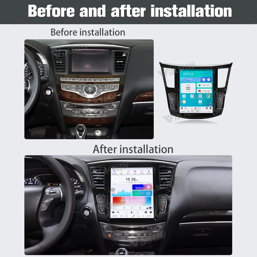 12.3 дюймовый QX60 JX35 Infiniti головный блок Carplay Послепродажное радио 2011-2020 GPS Carplay 4G WIFI
