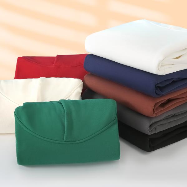 Winter Plain Hoodies Men's Hoodie Thick Tight Fleece Drop Shoulder Hoodie Cotton XS-4XL 480g