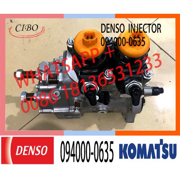 Pompe à essence à rampe commune pour moteur diesel SA12VD140 094000-0635 pour KOMATSU INDUSTRIEL 6219-71-1121