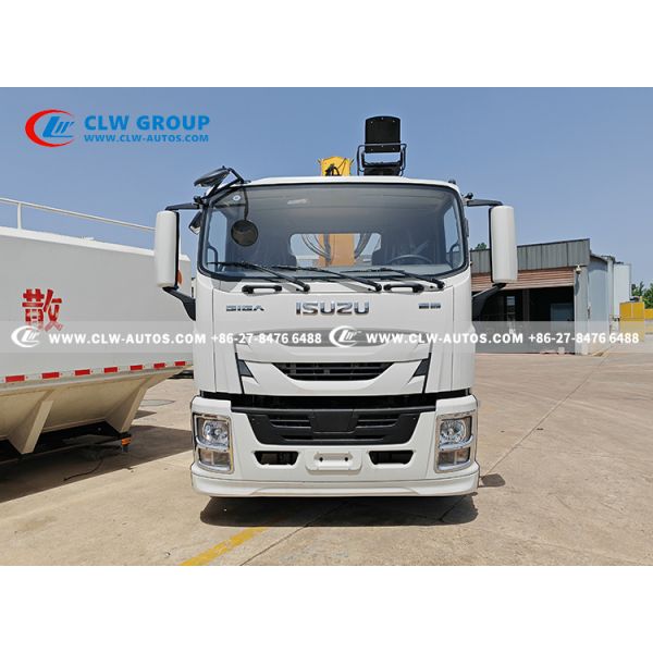ISUZU GIGA 8x4 16-Ton Straight Boom Crane Truck with 360° Rotation and 350HP Euro IV Engine