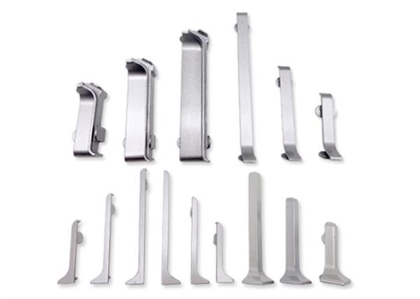 Matt Silver Skirting Board Profiles Wall To Floor Anodizing Surface