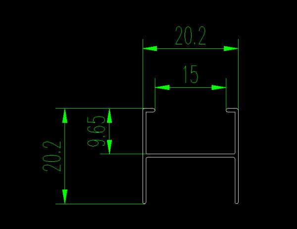 Industrial Extrusion Aluminium Profiles Mill Finished  For Window And Door