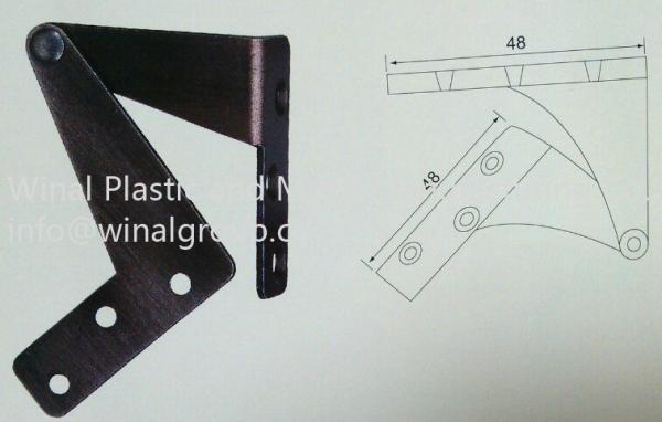 High quality furniture hinge, L76*W46,steel,iron,aluminum alloy,OEM size & finish.