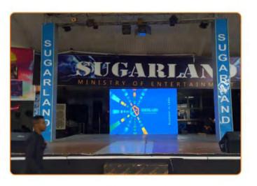 led mesh screen 500x500mm LED Advertising screen led p4mm (HD/4K)