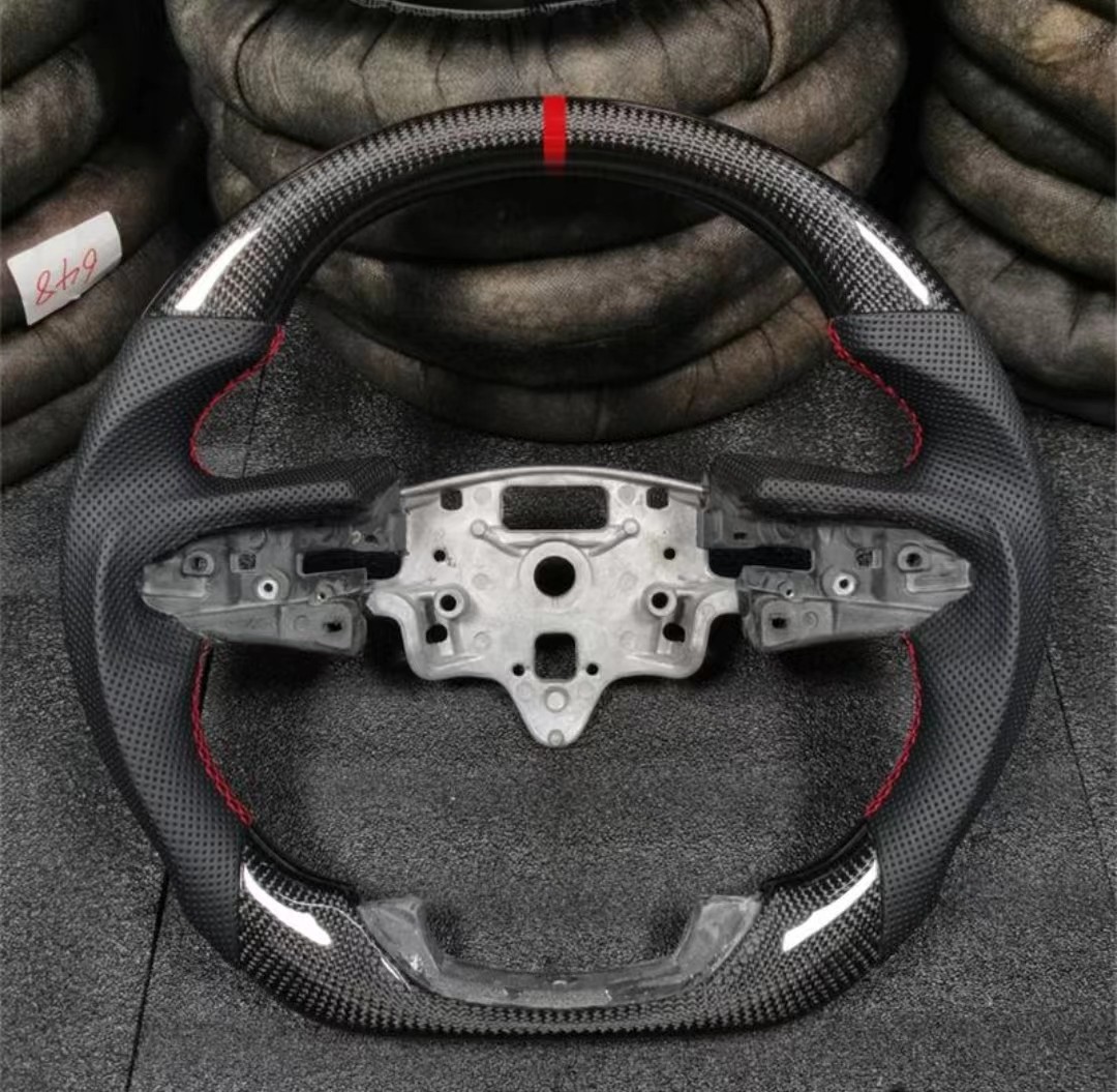2020- GMC YUKON SIERRA Pickup Off-Road Vehicle Napa Perforated Leather Steering Wheel
