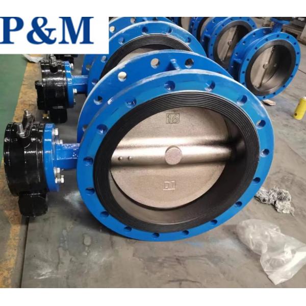 Ductile iron PN16 flange butterfly valve