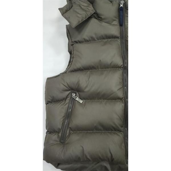 Grey Black Mens Puffer Vest Jacket Bubble Packable Polyester Lining