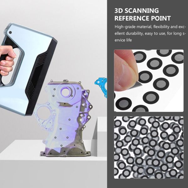 Einscan Creality Revopoint 3D Scanner (300) Compatible Markers High Reflective Tracking Dots Diffuse Reflection 3D Plastic