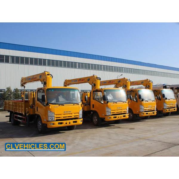 ISUZU ELF 190hp Truck Loader Crane 5 ton 10m Lifting Straight Boom