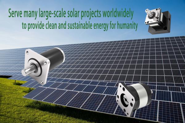 Low Speed 1.5rpm High Torque 400NM DC Gear Motor For Solar PV Projects