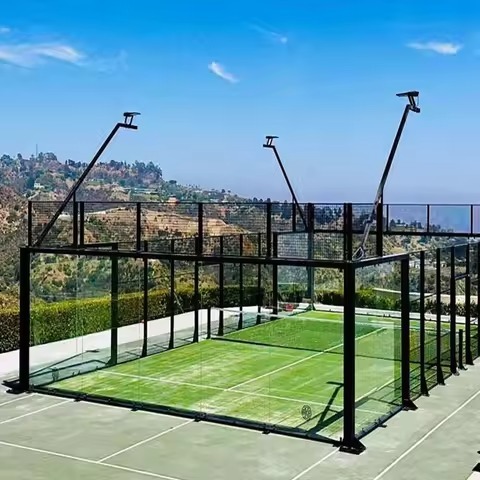 High Quality Panoramic Classic Paddle Court Equipment Hot Sales Padel Tennis Court From China Supplier