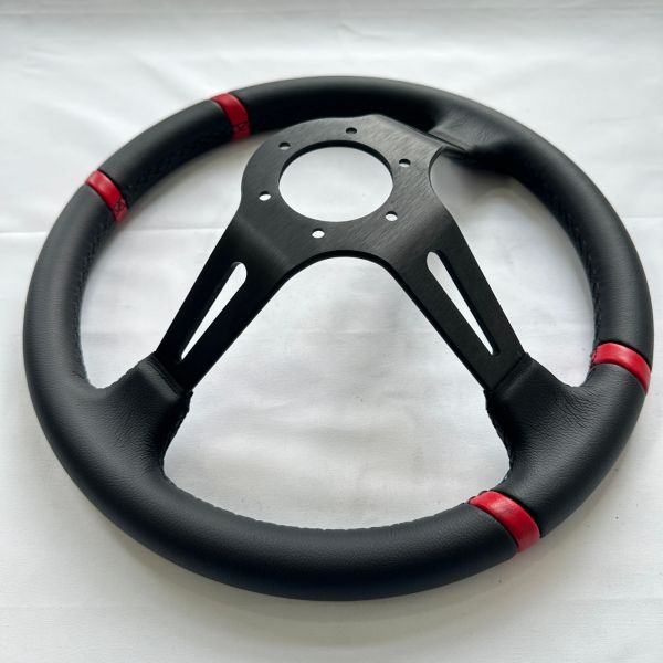 DELUXON 14 Inch Gt Racing Wheel Microfiber Leather For Sim Ps5 Gaming