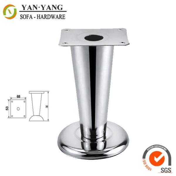 120mm high stainless steel taper shape furniture leg modern sofa leg SL-046