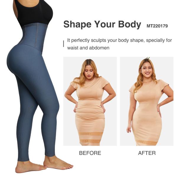 2023 Moda Mulheres Body Shaper Shapewear Jeans Calças 77% Nylon 23% Tecido Elastano