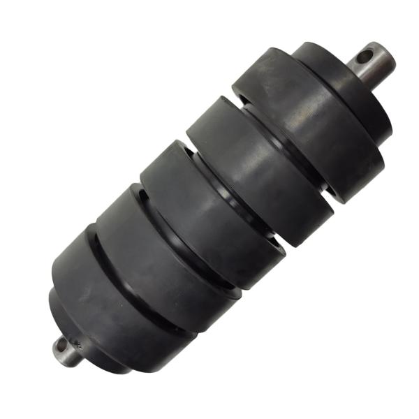 W195 200 205 215 2091189 Rubber Coated Conveyor Drive Rollers With Handles