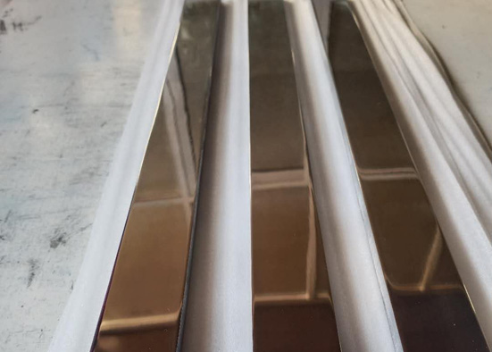 Aluminum Steam Pipe Purge CE API Target Plate
