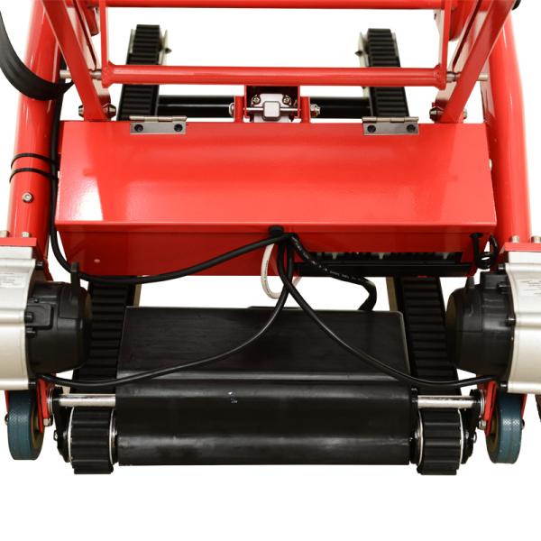 CE Aluminum Alloy Stretcher Electric Stair Climbing Wheelchair For Elderly Mobility