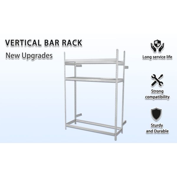 3 Tier Single Entry Tire Storage Rack 1500LBS High Carbon Steel White Anti-Rust Adjustable Heavy Duty Steel Shelving