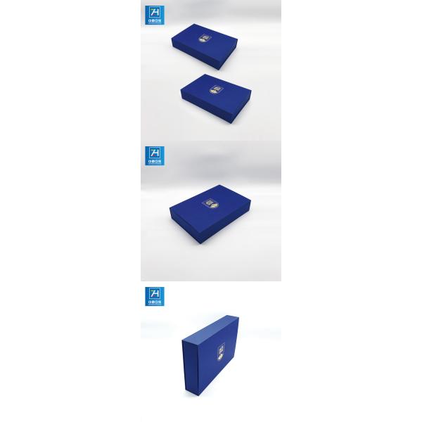 Over V Slot Dark Blue 400g Cardboard Magnetic Closure Gift Boxes