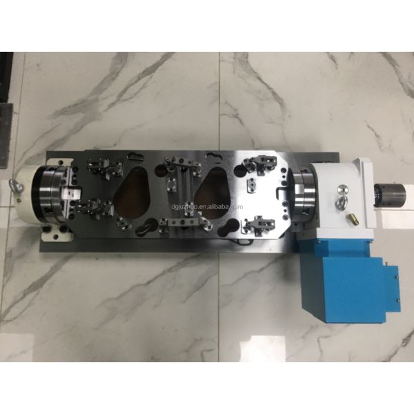 Precision 170mm 4th Axis CNC Rotary Table With Motor / Bearing Steel Construction