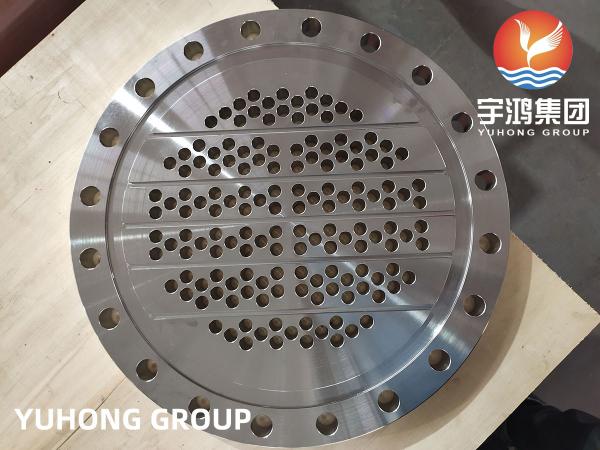 ASME SA182 F316L SS Baffle Tubesheet For Heat Exchanger , Placa Caldera